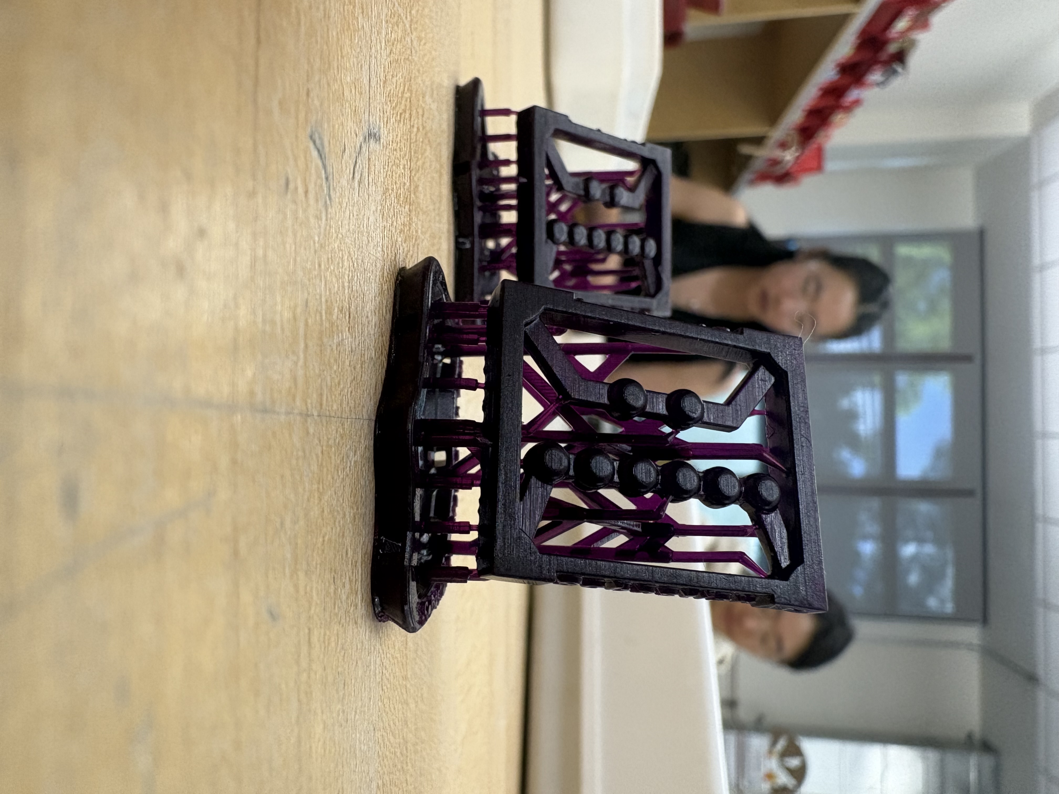 Wax 3D-printed pattern of the pendant design before investment casting